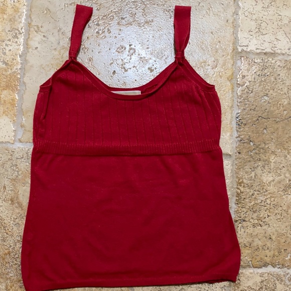 Michael Kors Tops - Michael Kors S/P top red 85 percent rayon 35 nylon